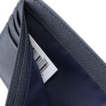 ⁦Calvin Klein Saffiano leather bifold wallet in blue⁩ - الصورة ⁦8⁩