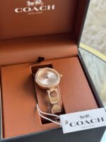 Coach Women's Park Dial Rose Gold Crystal Watch - תמונה 6