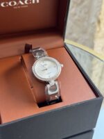 Coach Park Signature C Silver Women's Watch - תמונה 4