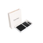 ⁦Calvin Klein black Soft leather wallet and keychain gift set⁩ - الصورة ⁦6⁩
