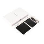 Calvin Klein black Soft leather wallet and keychain gift set