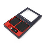 ⁦Tommy Hilfiger men's leather gift set including a bi-fold wallet, a card holder, and a keychain⁩ - الصورة ⁦7⁩