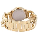 ⁦Michael Kors Lady Nini Three-Hand Gold-Tone Stainless Steel Women's Watch⁩ - الصورة ⁦3⁩