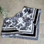 Toile de Jouy Sauvage Dior Silk Top Black