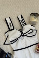 ⁦CHANEL New White One-Piece Swimsuit⁩ - الصورة ⁦3⁩
