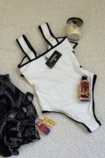 ⁦CHANEL New White One-Piece Swimsuit⁩ - الصورة ⁦2⁩