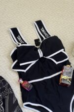⁦CHANEL New Black One-Piece Swimsuit⁩ - الصورة ⁦3⁩