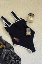 ⁦CHANEL New Black One-Piece Swimsuit⁩ - الصورة ⁦2⁩