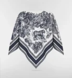 ⁦Toile de Jouy Sauvage Dior Silk Top Black⁩ - الصورة ⁦3⁩