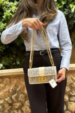 ⁦DIOR 30 Montaigne East-West Bag with Chain⁩ - الصورة ⁦2⁩