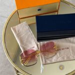 Louis Vuitton Flower Edge Metal Square sunglasses