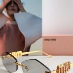 Miu Miu rimless sunglasses