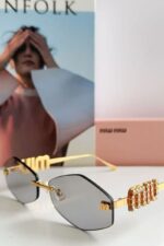 Miu Miu rimless sunglasses