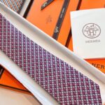 Hermès Silk Rope Hearts Tie Pin