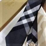 Burberry Check Silk Tie G