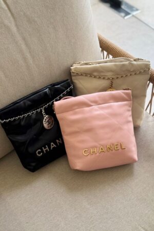 Chanel 22 Mini Chain Hobo Bag