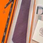 Hermès H Maillon Silk Tie Mr