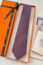Hermès H Maillon Silk Tie Mr