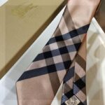 Burberry Check Silk Tie Be