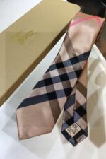 Burberry Check Silk Tie Be