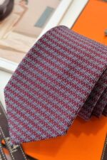 Hermès H Maillon Silk Tie Mr - الصورة 6