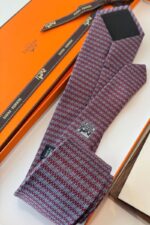 Hermès H Maillon Silk Tie Mr - الصورة 7