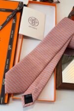 Hermès H Maillon Silk Tie OR - الصورة 8