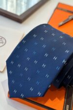 Hermès H Scintillant silk tie - الصورة 3