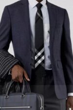 ⁦Burberry Check Silk Tie G⁩ - الصورة ⁦7⁩